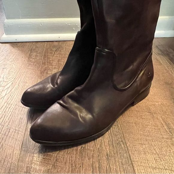 Frye Cindy Slouch Brown Boots Size 7.5 , leather is so soft!! - Picture 14 of 16